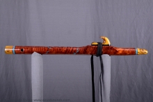 Redwood Burl Native American Flute, Minor, High Eb-5, #K21H (8)